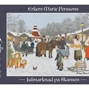 Dagens deal | Svenskapussel Erkers Marie Persson - Julmarknad på Skansen (1000)