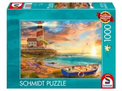 Schmidt Sunset Over Lighthouse Bay (1000) - Bara idag