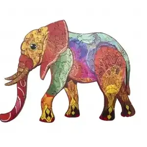 Ywow Träpussel - Elefant (53) | Klar att skickas