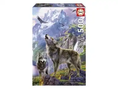 Fabrikspris | Educa Jan Patrik Krasny - Wolves In the Rocks (500)