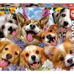 Utförsäljning - Educa Puppies Selfie (1000)