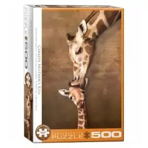EuroGraphics Large Pieces - Giraffe Mother‘s Kiss (500) - Skynda dig