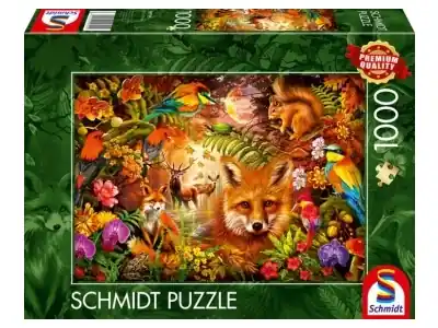 Schmidt Ciro Marchetti - Flowers, Fur and Feathers (1000) - Mycket populär