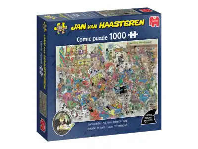Jan Van Haasteren Ludo Battle (1000) - Mycket efterfrågad