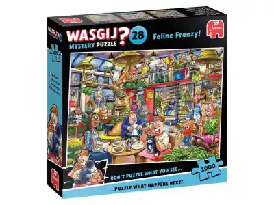 Rabatt | Wasgij? Mystery 28 Feline Frenzy! (1000)