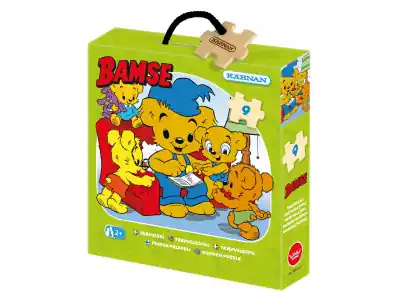 Endast denna vecka - Kärnan Träpussel - Bamse Läser (9)