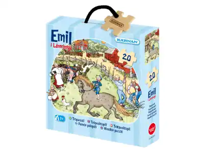Missa inte - Kärnan Träpussel - Emil i Lönneberga Rider (20)