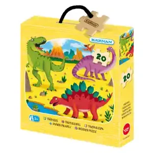 Toppkvalitet - Kärnan Träpussel - Dinosaurier (20)