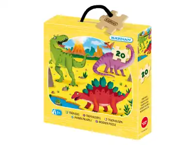 Toppkvalitet - Kärnan Träpussel - Dinosaurier (20)