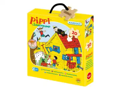 Utförsäljning | Kärnan Träpussel - Pippi Långstrump & Villa Villekulla (20)