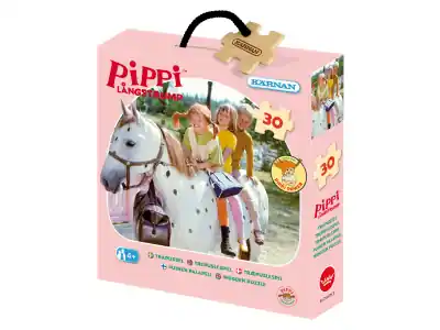 Kärnan Träpussel - Pippi Långstrump på Ridtur (30) - Dagens erbjudande