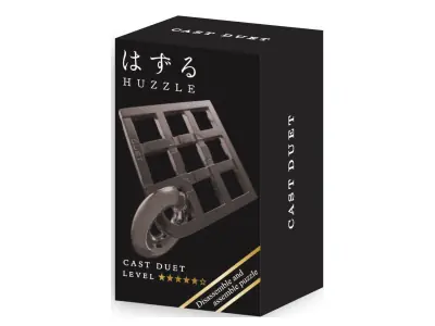 Nyhet hos oss - Hanayama - Mini Duet Black (Nivå 5/6)