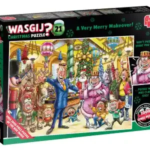 Wasgij? Christmas 21 A Very Merry Makeover! (2 x 1000) - Få kvar i lager