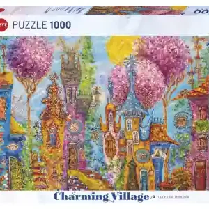 Heye Charming Village - Pink Trees (1000) | Direkt från fabriken
