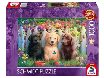 Schmidt Cute Puppies Scene (1000) | Populärt just nu
