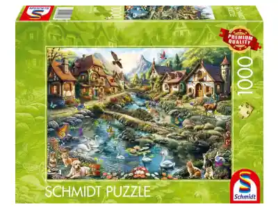 Schmidt Michele Farella - Village on the Edge of the Forest (1000) - Enkel beställning