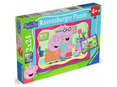 Nytt lägre pris - Ravensburger Peppa Pig (Greta Gris) - New Adventures! (2 x 24)