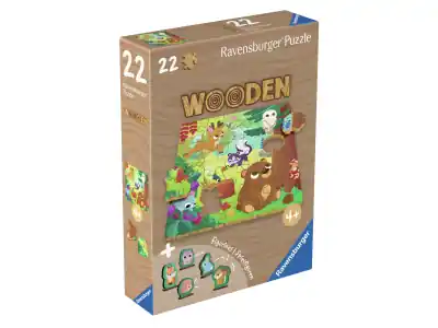 Premiumkvalitet - Ravensburger Wooden Träpussel - Forest Friends (22)