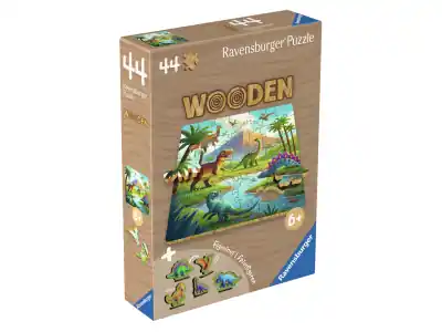 Fabrikspris | Ravensburger Wooden Träpussel - Dinosaur Days (44)