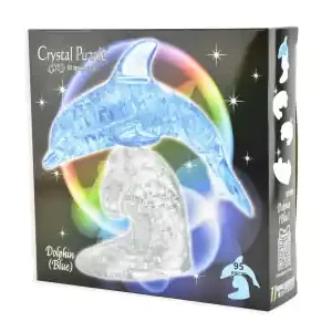 Crystal Puzzle Dolphin - Blue (95) | Ny lansering