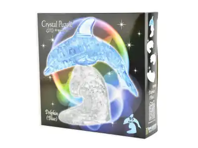 Crystal Puzzle Dolphin - Blue (95) | Ny lansering