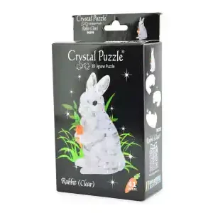 Crystal Puzzle Rabbit - Clear (41) - Bra pris just nu