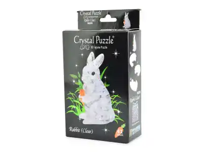 Crystal Puzzle Rabbit - Clear (41) - Bra pris just nu