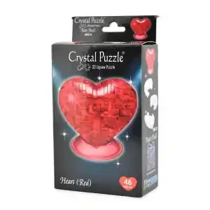 Crystal Puzzle Heart - Red (46) | Kanonerbjudande