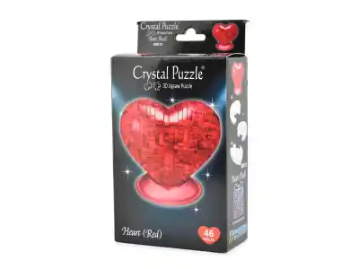 Crystal Puzzle Heart - Red (46) | Kanonerbjudande