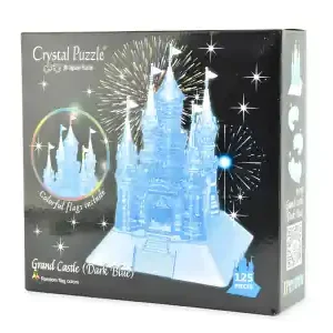 Toppkvalitet - Crystal Puzzle Grand Castle - Dark Blue (125)