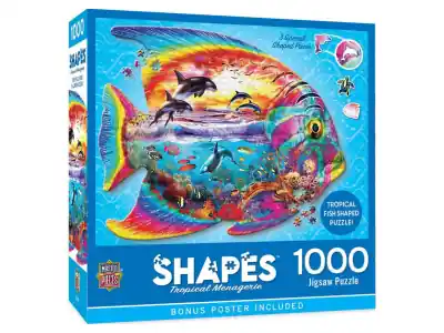 MasterPieces Shapes - Tropical Menagerie (1000) | Försäljningssuccé