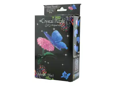 Crystal Puzzle Butterfly - Blue (38) - Nytt lägre pris
