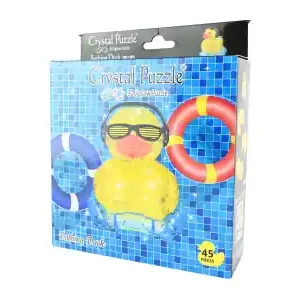 Crystal Puzzle Bathing Duck (45) | Bara idag
