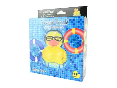 Crystal Puzzle Bathing Duck (45) | Bara idag