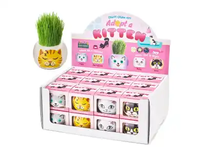 Robetoy Grass Grow Kit - Kitten (1 st) | Säker betalning