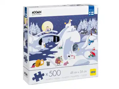 Peliko Mumin - Moomin, Vinterlandskap (500) | Ny produkt