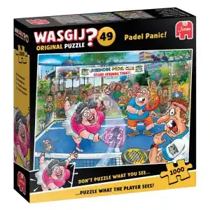 Wasgij? Original 49 Padel Panic! (1000) | Premiumkvalitet