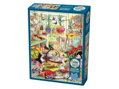 Nästan slut - Cobble Hill Potting Shed Cats (500)