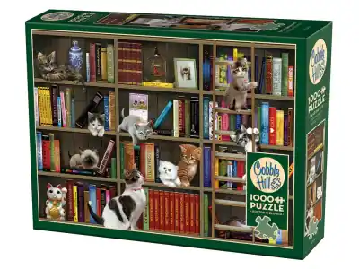 Väl omtyckt | Cobble Hill Kitty Librarians (1000)