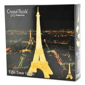 Professionell kvalitet | Crystal Puzzle Eiffel Tower - Gold (94)