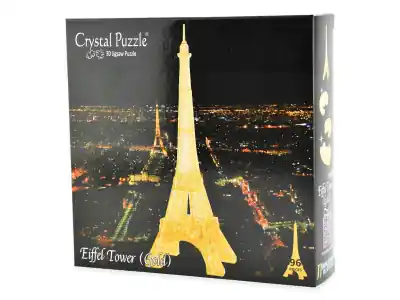 Professionell kvalitet | Crystal Puzzle Eiffel Tower - Gold (94)