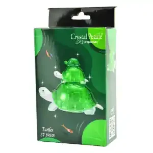 Crystal Puzzle Turtles - Green (37) - Snabb frakt