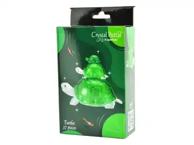 Crystal Puzzle Turtles - Green (37) - Snabb frakt