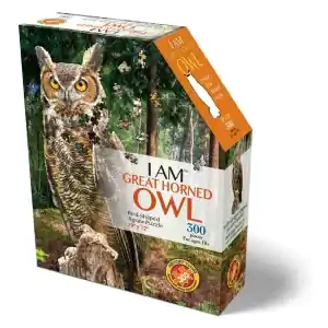 Madd Capp Puzzles I am Great Horned Owl (300) | Superpris