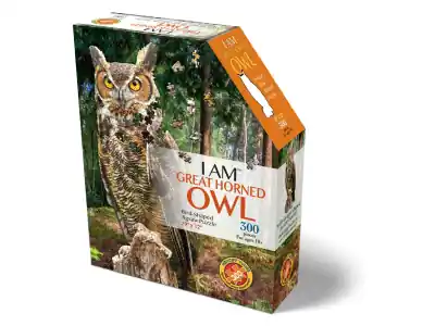 Madd Capp Puzzles I am Great Horned Owl (300) | Superpris