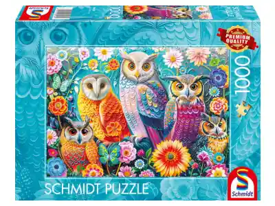 Schmidt Michele Farella - Owls and Flowers (1000) | Ta chansen