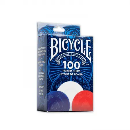 Bicycle Plastic Poker Chips 2 Gram 100 | Enkel beställning