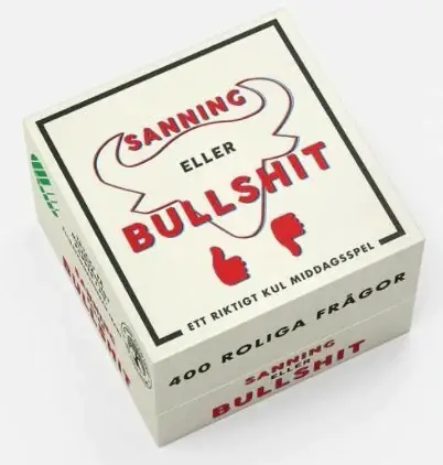 Nästan slut - Sanning eller bullshit Middagsspel