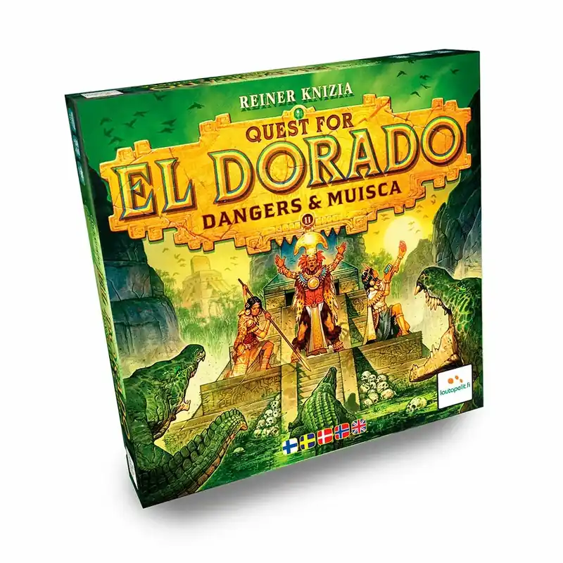 Beställ direkt | Quest for El Dorado Dangers & Muisca (Nordic + EN)