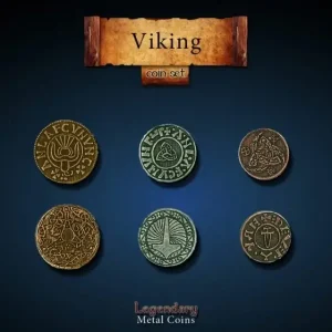 Viking Coin Set (24 st metalmynt) | Premiumkvalitet